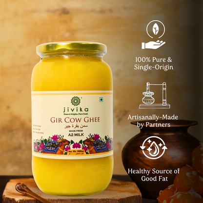 Jivika A2 Gir Cow Ghee 1000ml