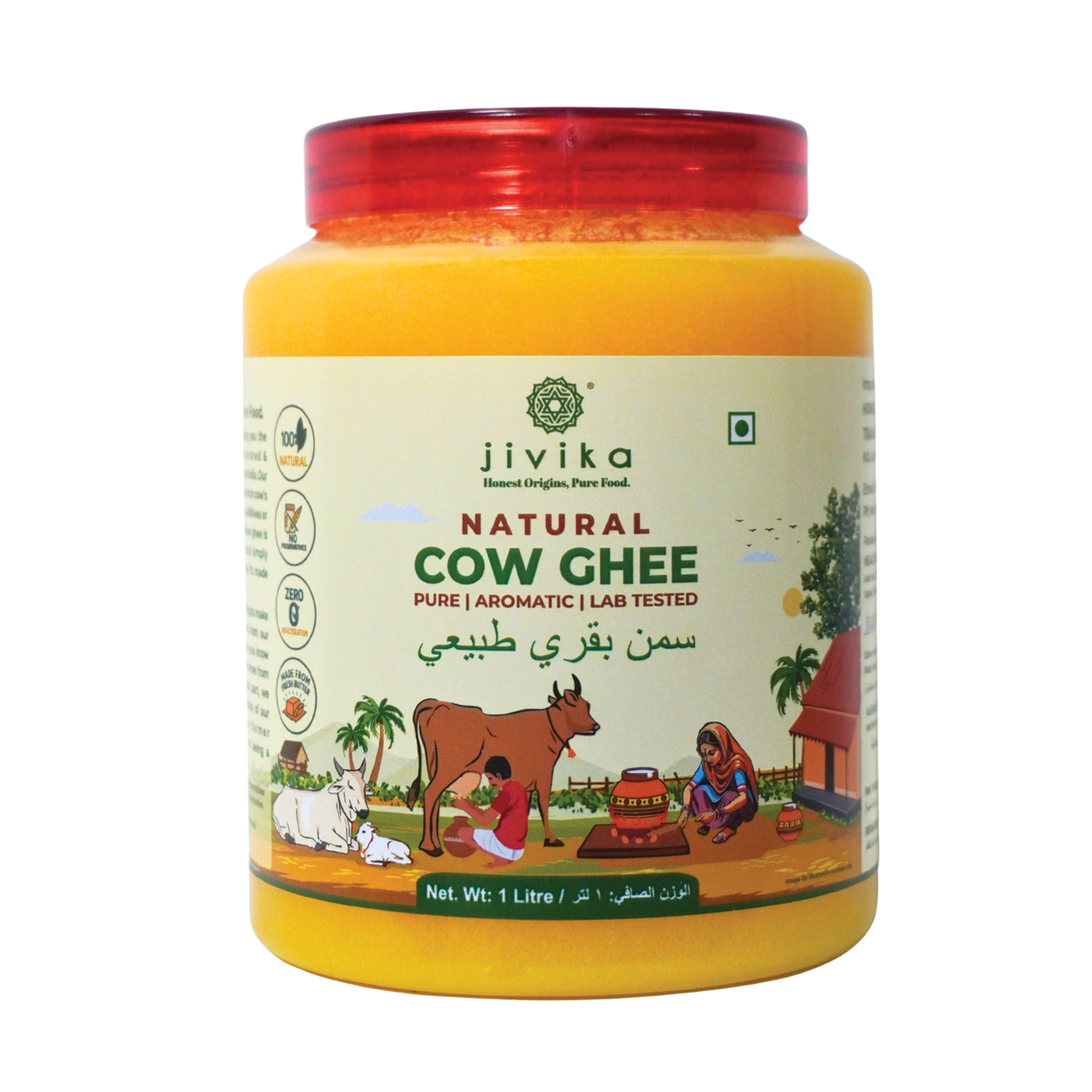 Jivika Natural Cow Ghee 1000ml