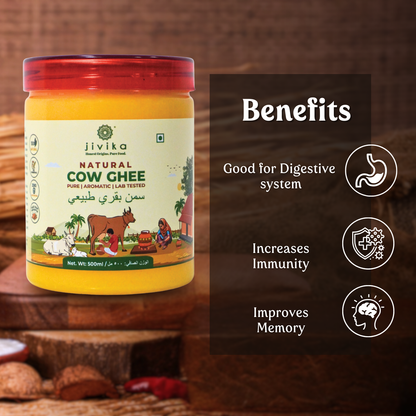 Jivika Natural Cow Ghee 500ml