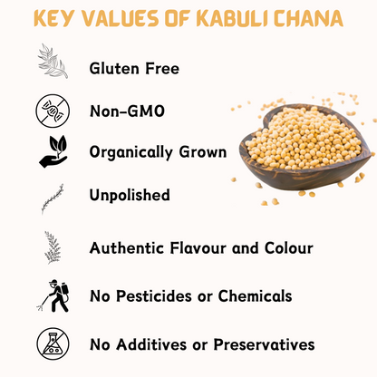 Organic Kabuli Chana 500gm