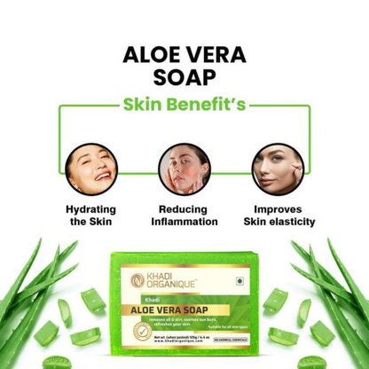 Khadi Organique Aloe Vera Soap 125G