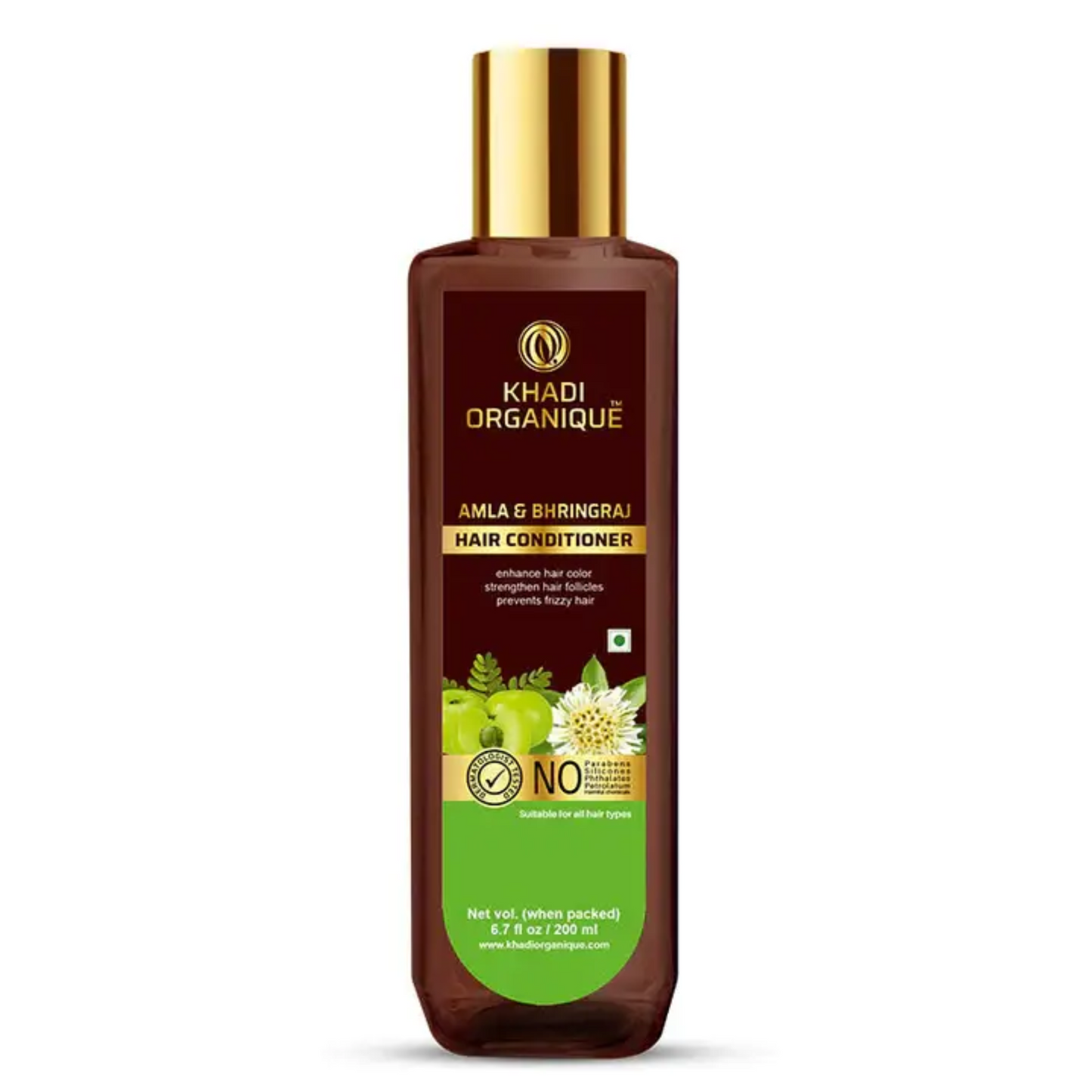 Khadi Organique Amla Bhringraj Conditioner  (SLS & Paraben free) 200ml