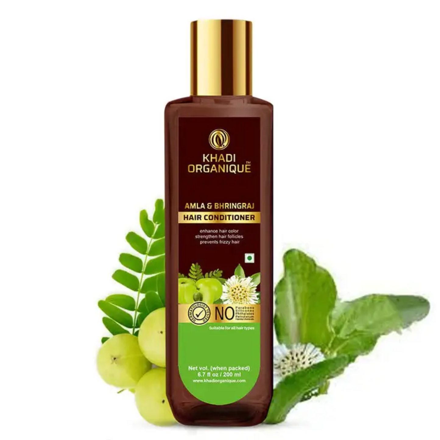 Khadi Organique Amla Bhringraj Conditioner  (SLS & Paraben free) 200ml