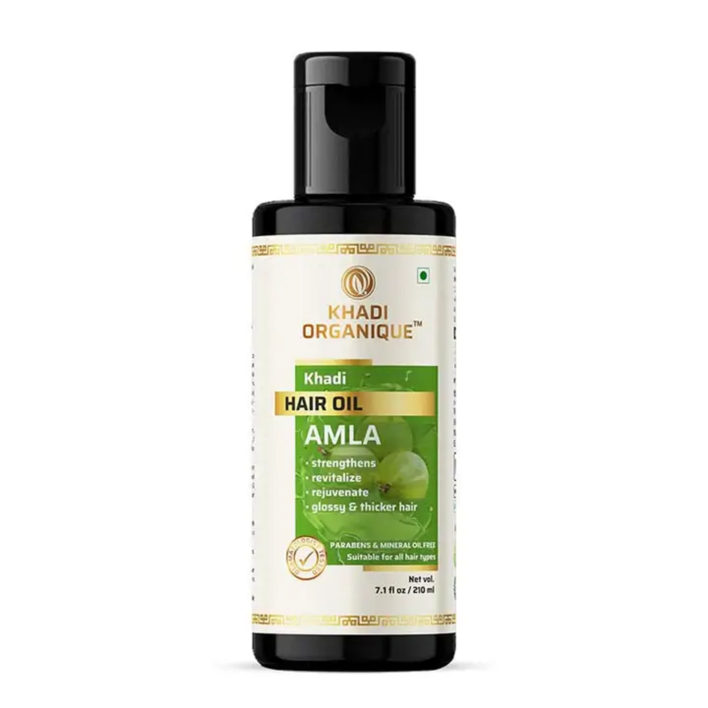 Khadi Organique  Amla Hair Oil (Mineral Oil Free) 210ml