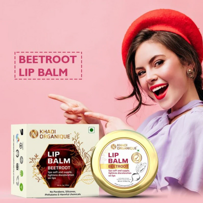 Khadi Organique Beetroot Lip Balm 5g