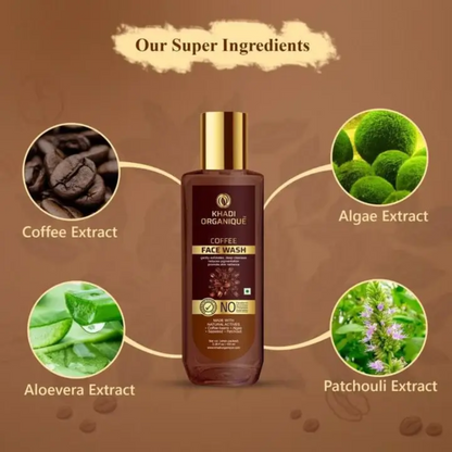 Khadi Organique Coffee Face Wash (SLS & paraben Free) 100ml