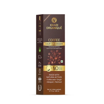 Khadi Organique Coffee Hair Cleanser (SLS & Paraben free) 200ml