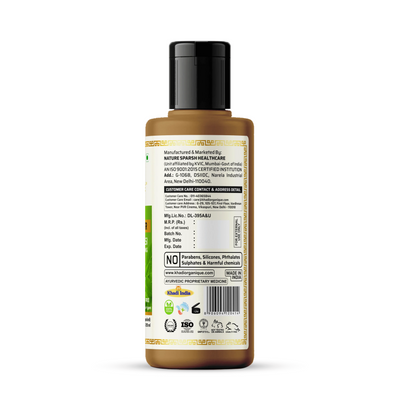 Khadi Organique Henna Tulsi Extra Conditiong Hair Cleanser( SLS & Paraben Free) 210ml