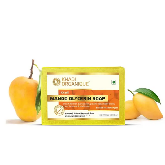 Khadi Organique Mango Glycerine Soap 125g