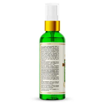 Khadi Organique  Mint Cucumber Face freshner 100ml