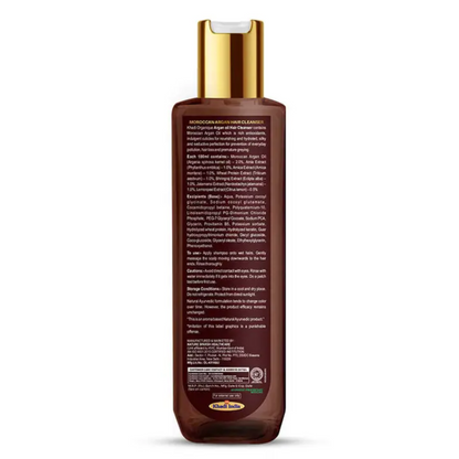 Khadi Organique Moroccan Argan Oil Hair Cleanser (SLS & Paraben free) 200ml.