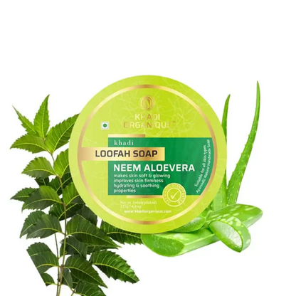 Khadi Organique Neem & Aloe Vera Loofah 125g.