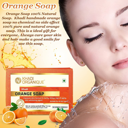 Khadi Organique Orange Soap 125g