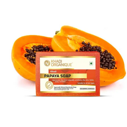 Khadi Organique Papaya Soap 125g