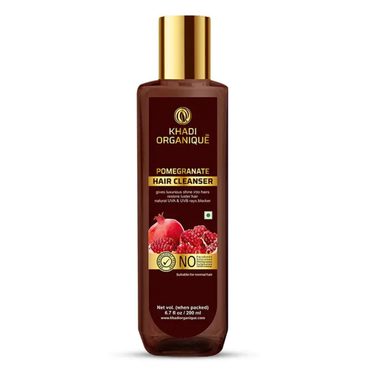 Khadi Organique Pomegranate Hair Cleanser (SLS & Paraben free) 200ml