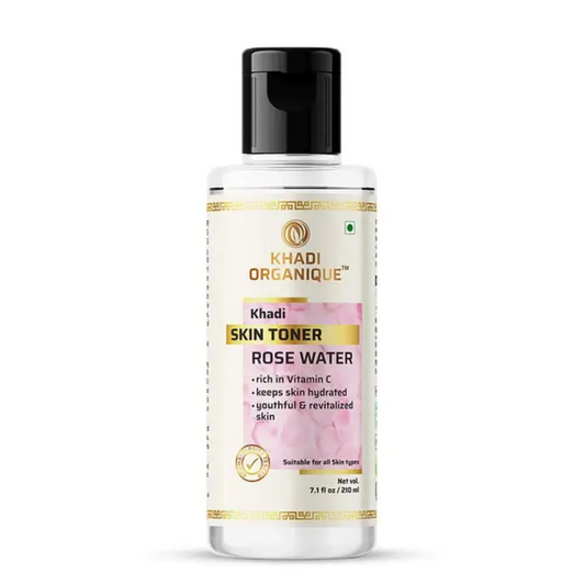 Khadi Organique Pure Rose Water Skin Toner 210 ml