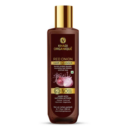 Khadi Organique Red Onion Hair cleanser (SLS & Paraben free) 200ml