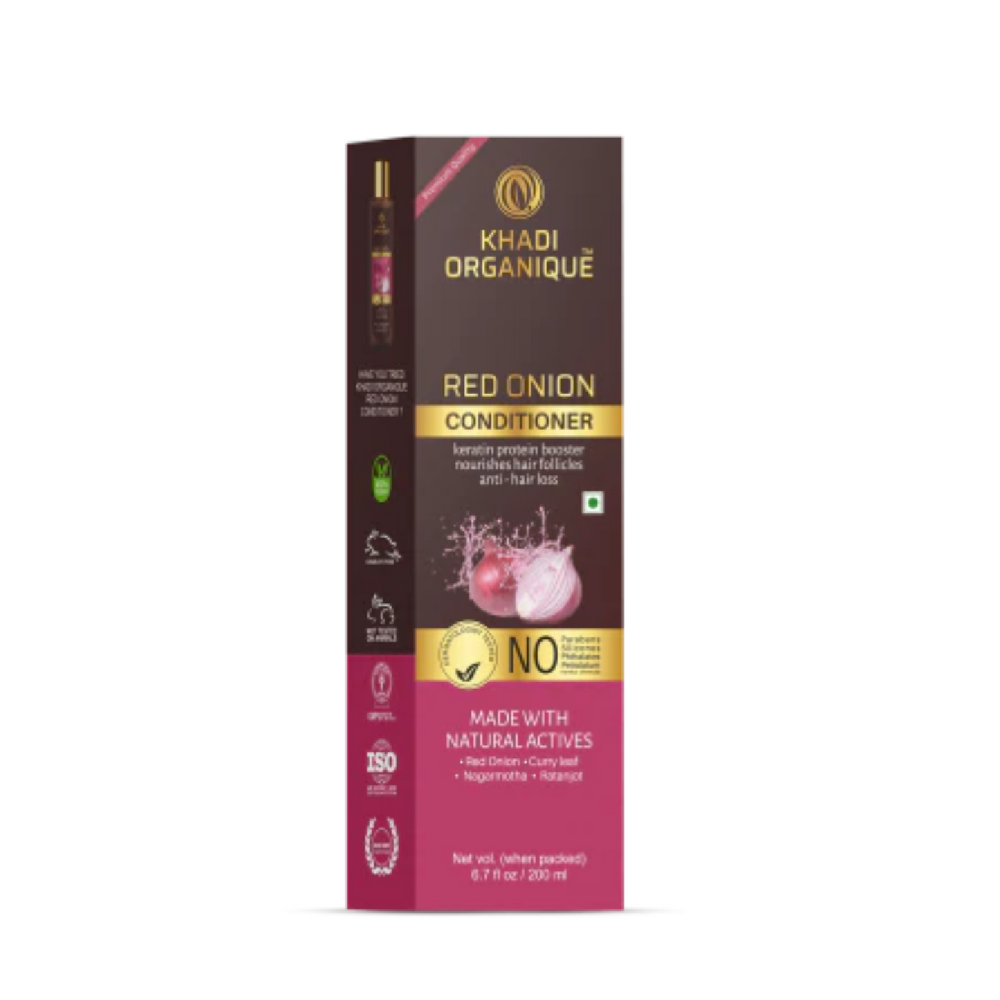 Khadi Organique Red onion hair conditioner (SLS & parabeen Free) 200ml