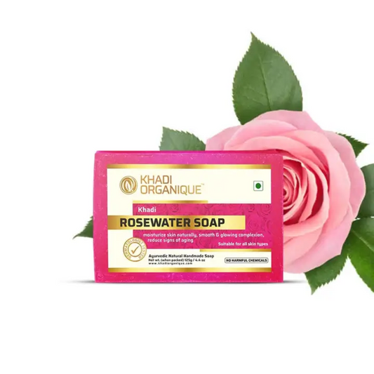 Khadi Organique Rosewater Soap 125G