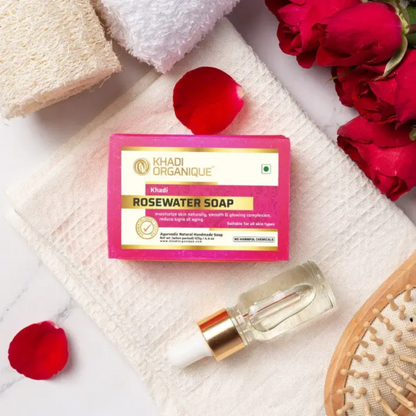 Khadi Organique Rosewater Soap 125G