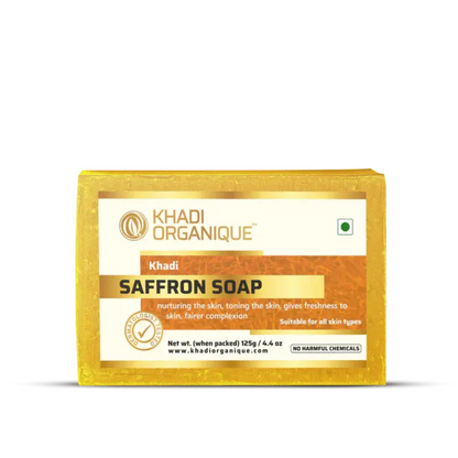 Khadi Organique Saffron Soap 125G