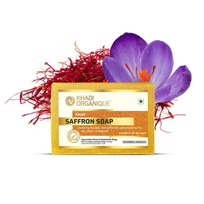 Khadi Organique Saffron Soap 125G