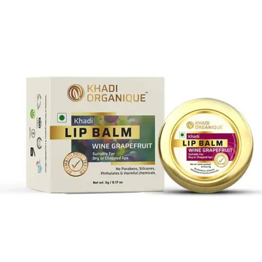 Khadi Organique Wine Grapefruit Lip Balm 5g