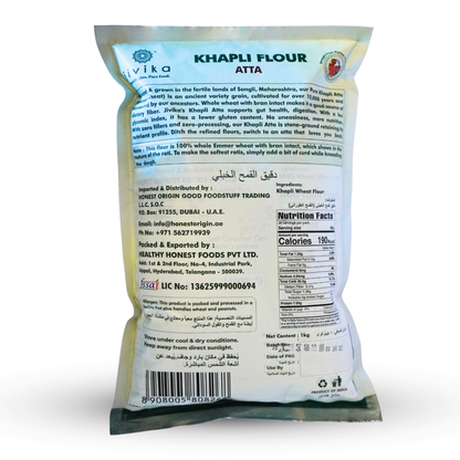 Jivika Khapli Atta (Emmer Wheat) 1kg