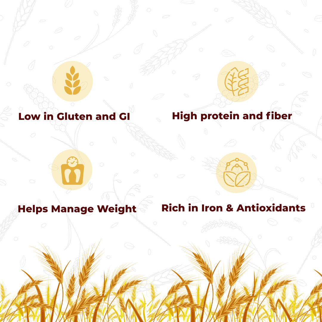 Jivika Khapli Atta (Emmer Wheat) 1kg