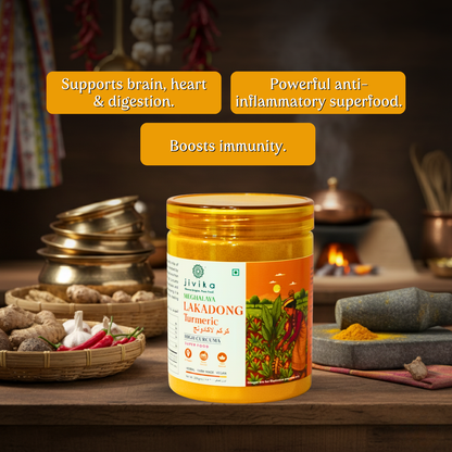 Jivika Lakadong Turmeric 200g