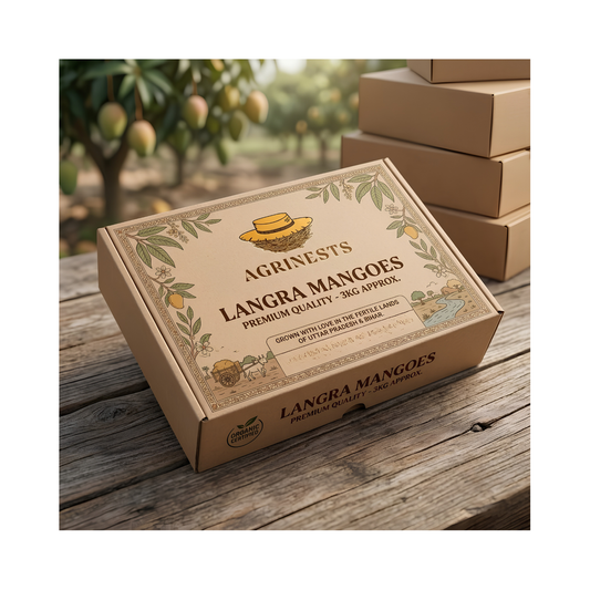 Organic Langra Mangoes 3kg(Approx)