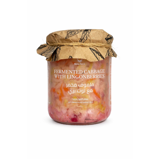 Fermented cabbage with lingonberries 380