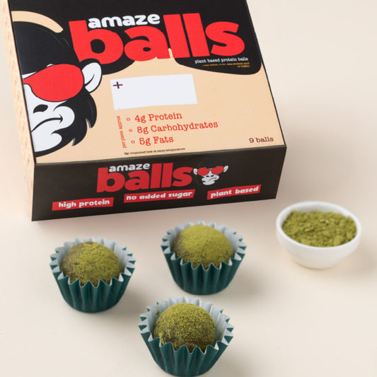 Organic Matcha Balls Box of 9