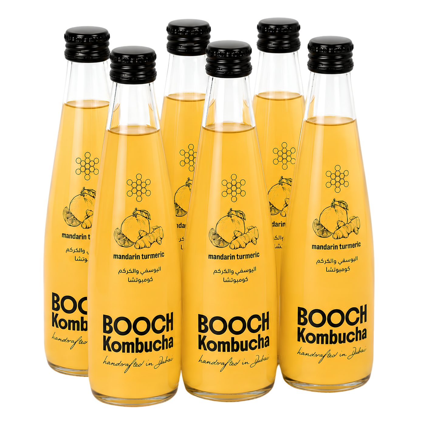 Kombucha (Mandarin Turmeric)-300ml Pack Of 6