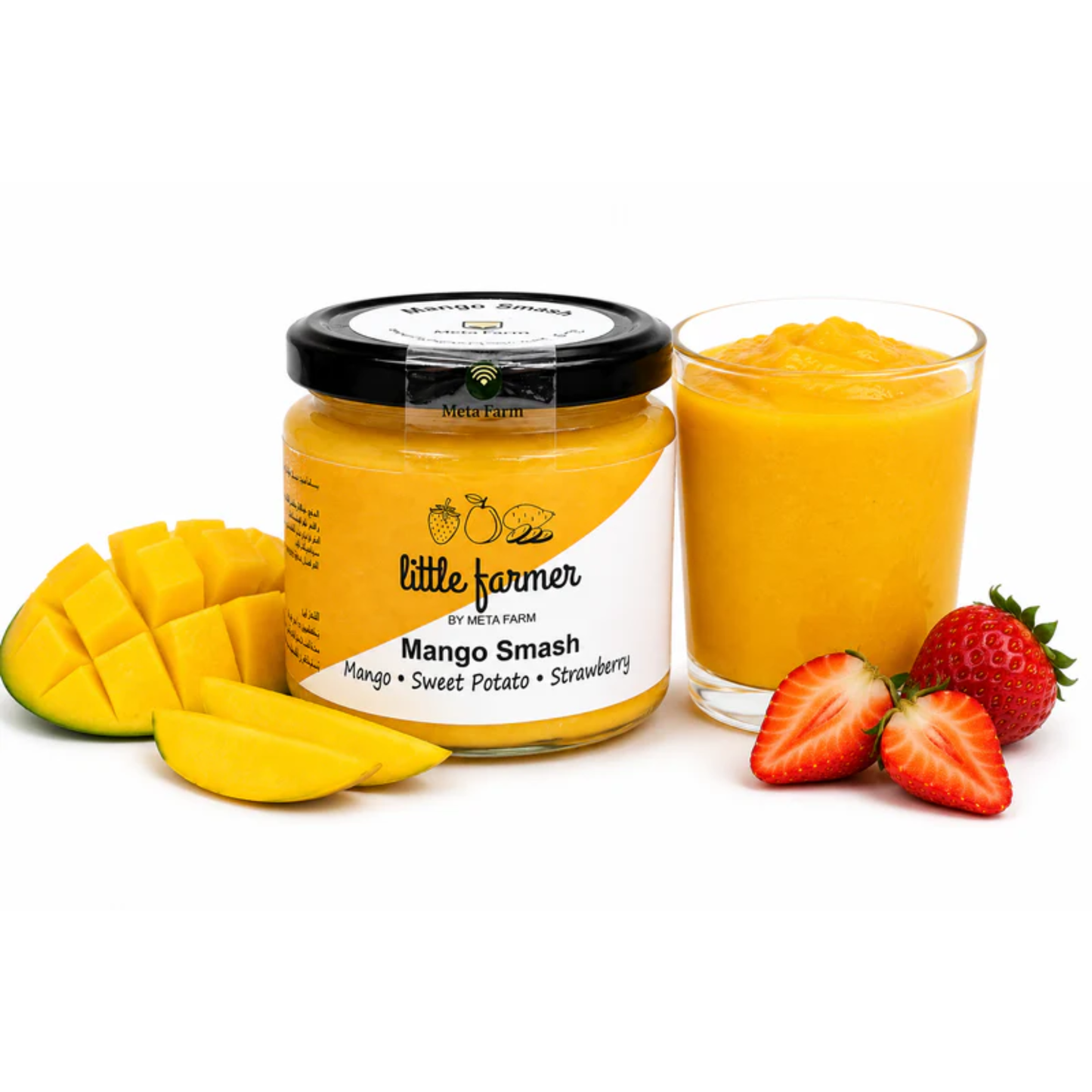 Mango-Batat-Strawberry puree 150g