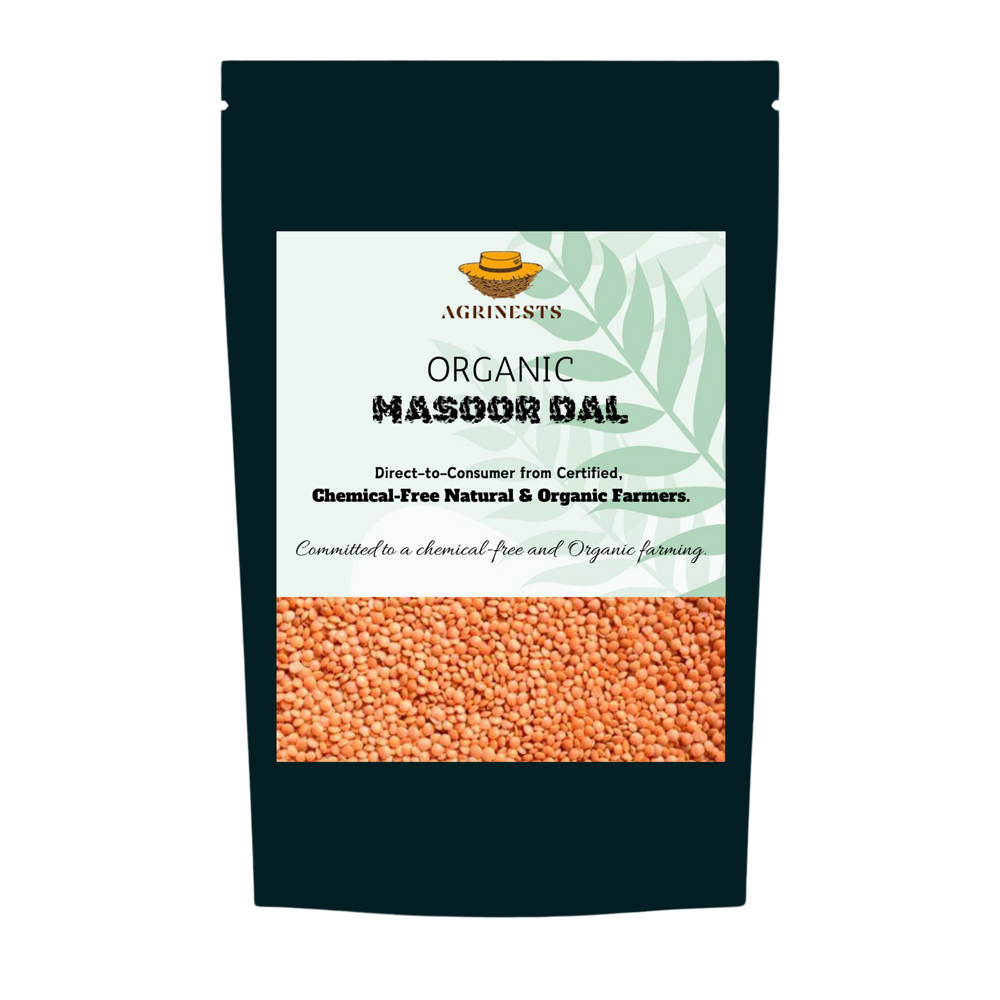 Organic Masoor Dal Split 500gm