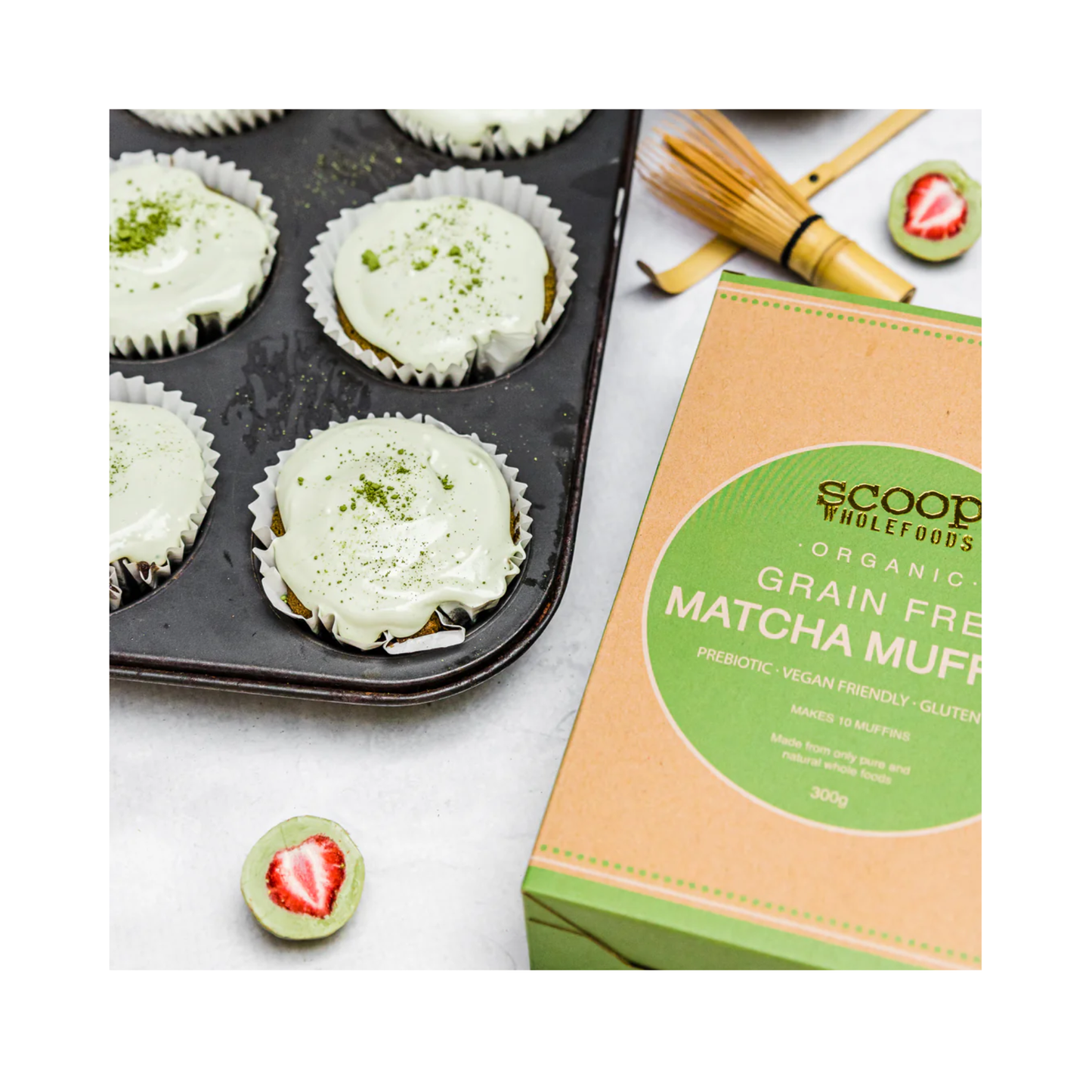 Organic Matcha Muffins 300g