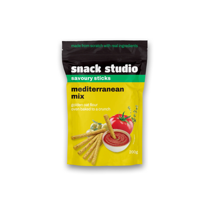 Snack Studio Mediterranean Mix Savoury Sticks 200g