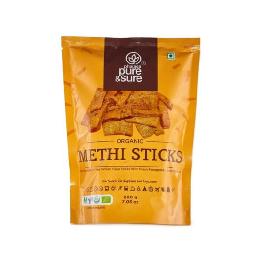 Organic Methi Sticks 200gm