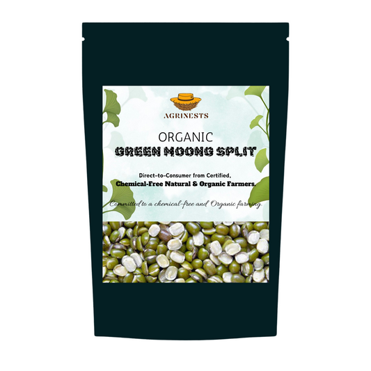 Organic Moong Green Split 500gm