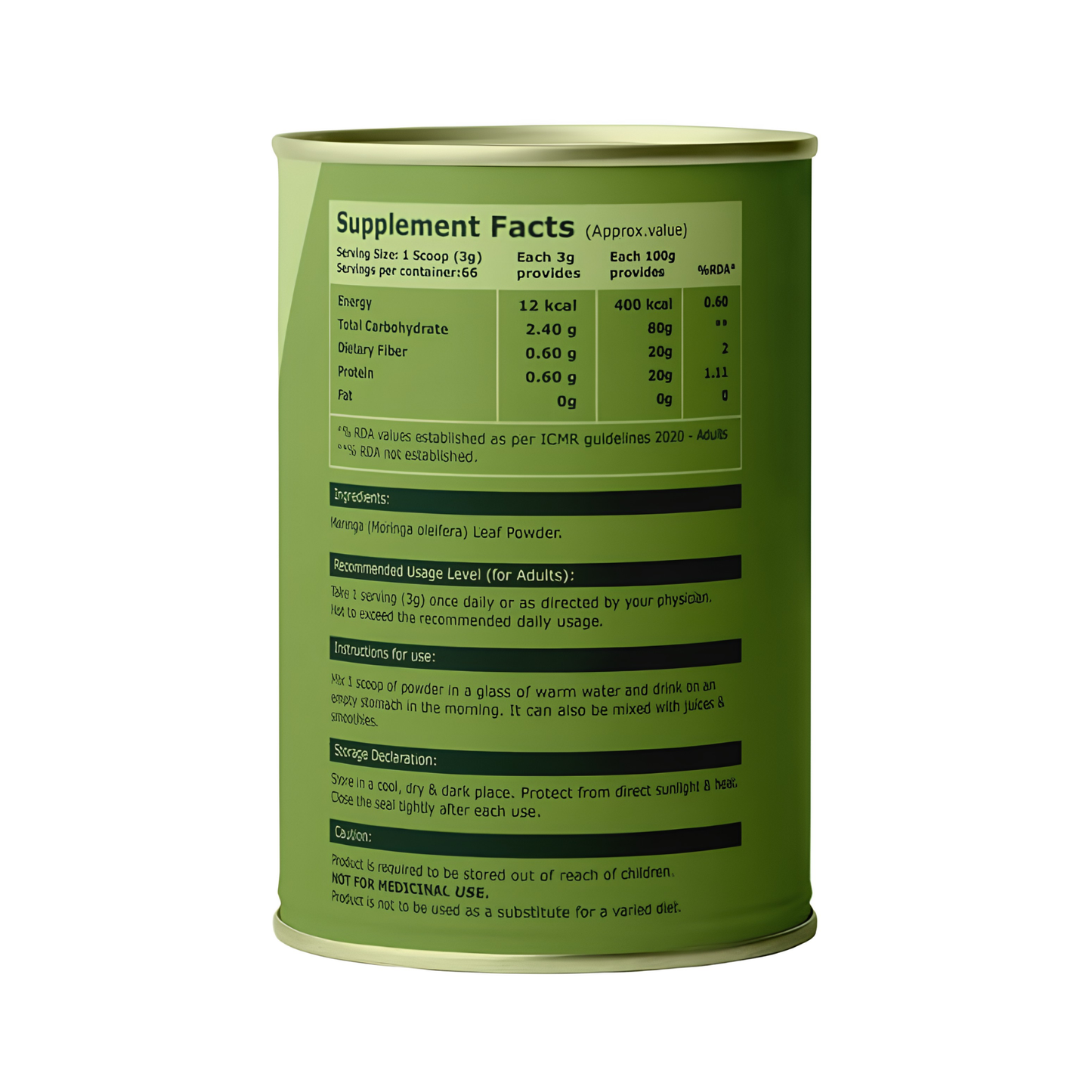 Pure Nutrition Moringa Powder 100gm