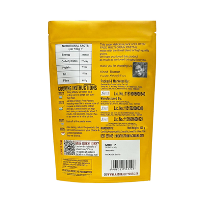 Naturally Yours Gluten Free Multigrain Pasta 200g
