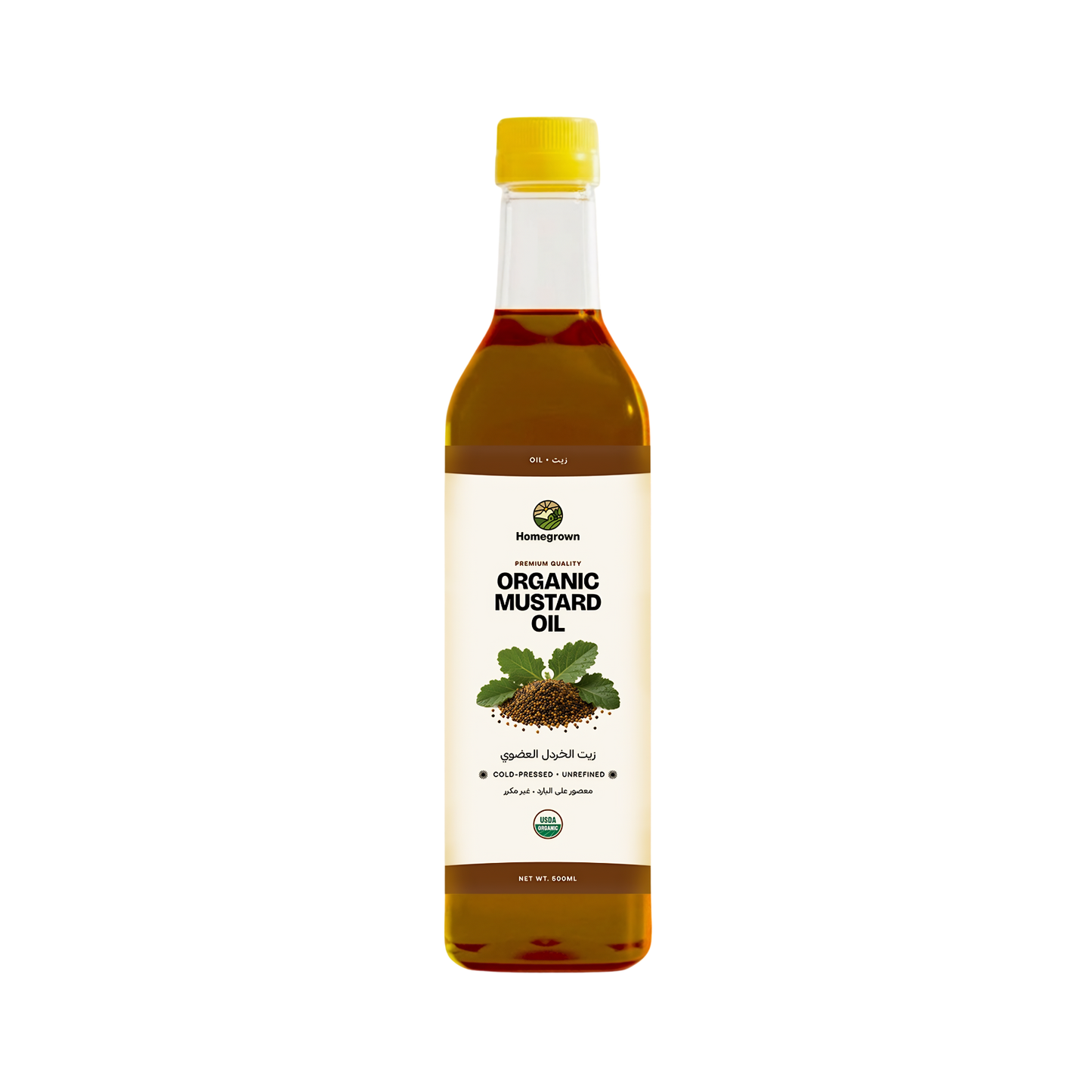 Homegrown Organic Mustard Oil 500ml