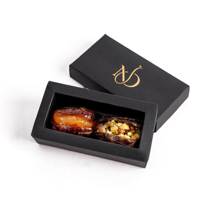 Luxury Eid Stuffed Dates 2pcs Gift Box 42g.