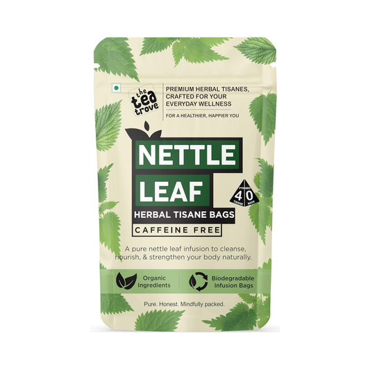 Nettle Leaves 40pcs biodegradable pyramid tea bags pouch