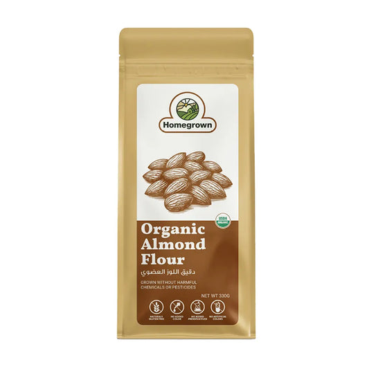 Homegrown Organic Almond Flour 330g.