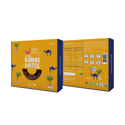 Organic Khidri Whole Dates-500g