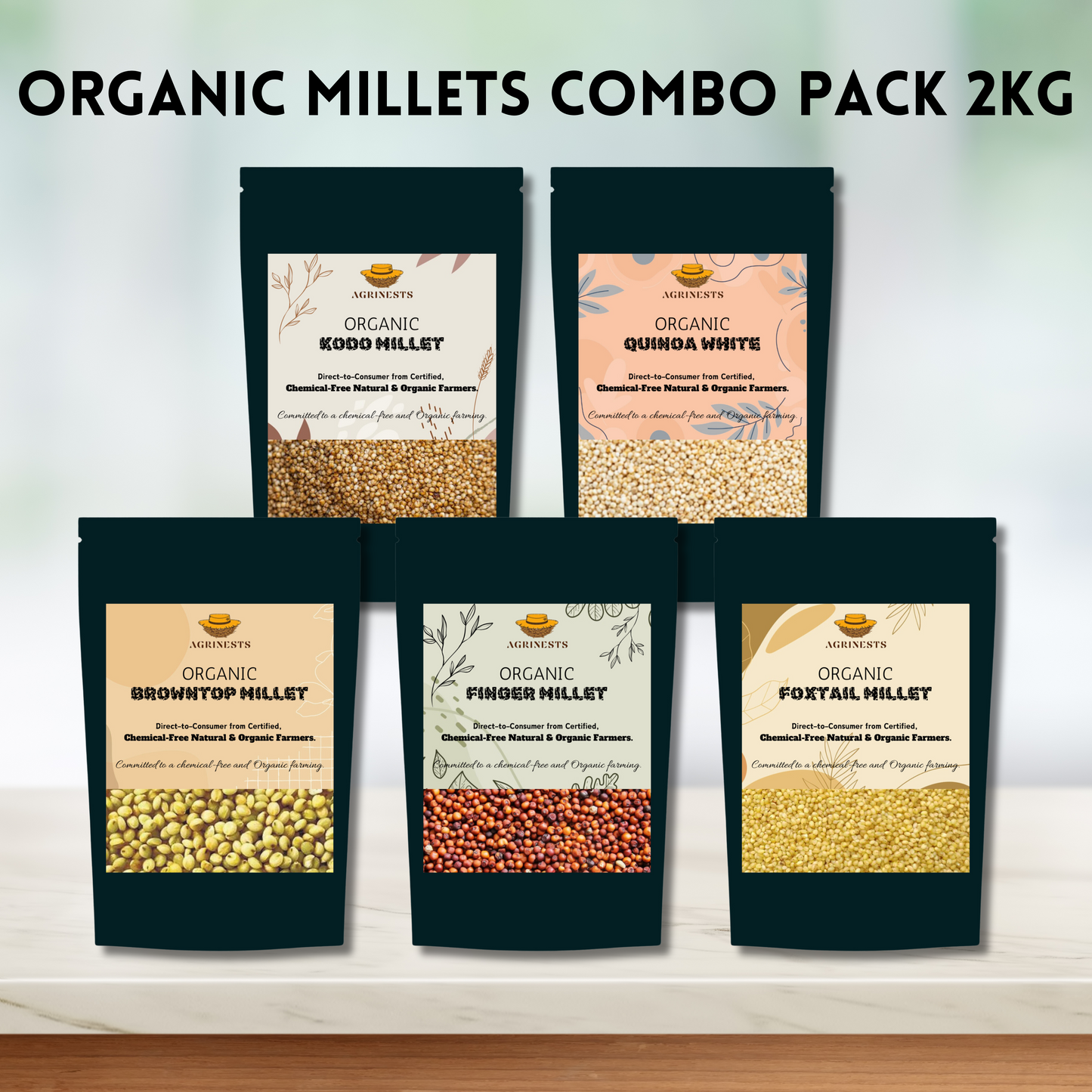 Organic Millets Combo Pack (2kg)