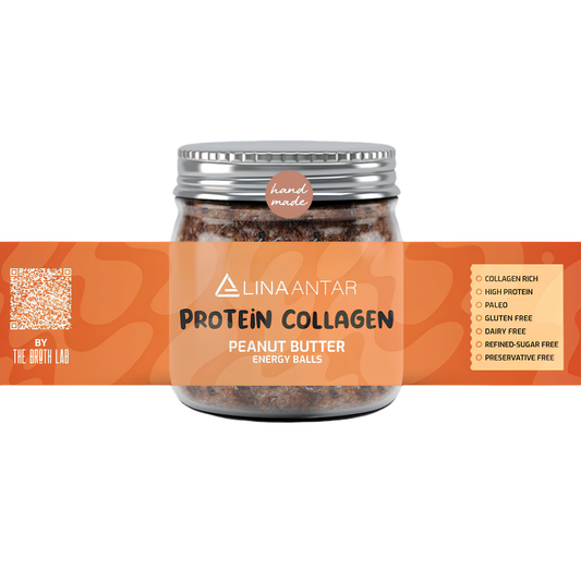 Organic Protein Collagen Peanut Butter Balls 60g