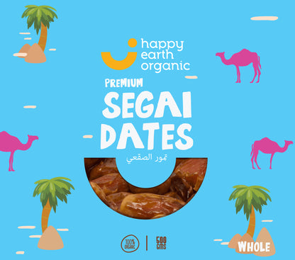Organic Segai Whole Dates-500g